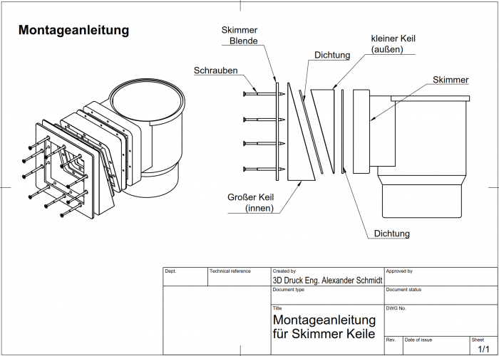 Skimmer Keile 2-teilig – Bild 8