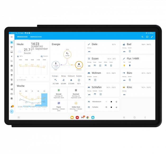 Wandhalterung Galaxy Tab S6 lite – Bild 1