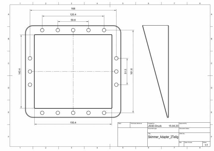 Skimmer Keile 2-teilig – Bild 4