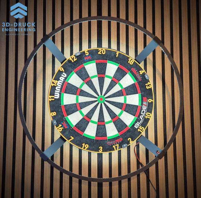 Dart Beleuchtung Professional Dartring Rundumleuchte – Bild 1