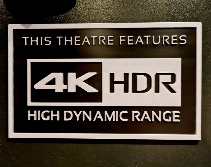 Heimkino Schild 4k HDR – Bild 3