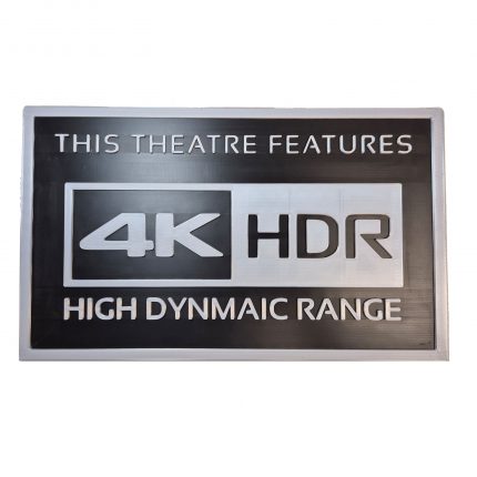 Heimkino Schild 4k HDR