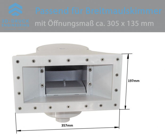 Skimmer Keile für Breitmaulskimmer – Bild 2