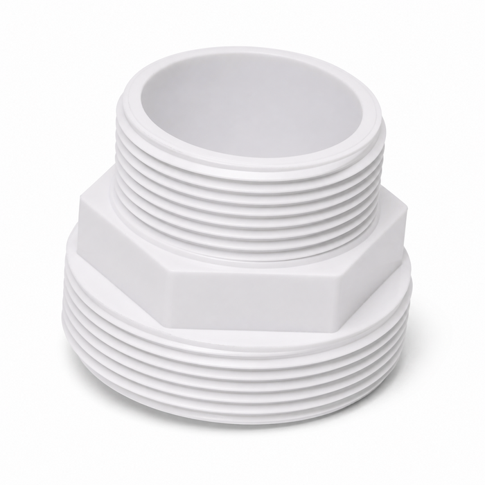 38mm Schlauchadapter für 1,5" Skimmergewinde – Bild 2