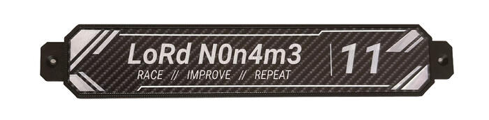 Nameplate Personalisiert SimRig Namenschild – Bild 8